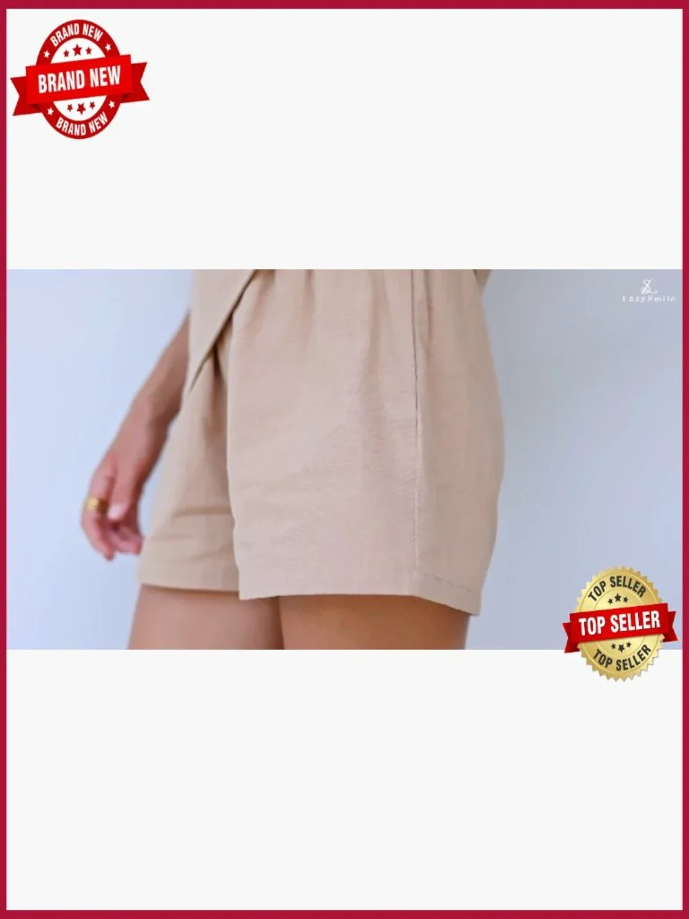 Summer 2 Piece Linen Vest & Shorts Set Women Casual Matching Set